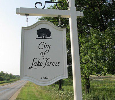 Image result for welcome to lake forest sign